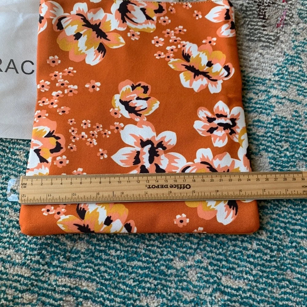 Gorgeous Mustard and Floral Clutch
